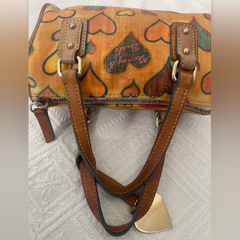 Dooney & Bourke Vintage Y2K Mini Barrel Bag Rainbow Zipper - Picture 7 of 16
